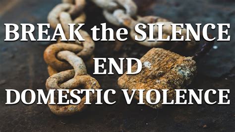 domestic violence break the silence youtube