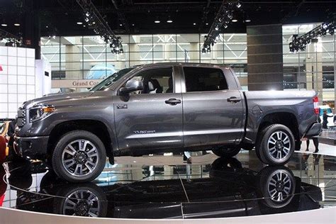 2018 Toyota Tundra With Cummins Diesel V8 Engine Side View Toyota