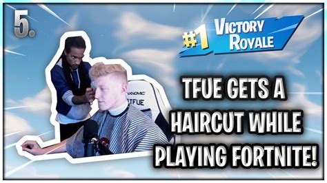 Tfue Gets A Haircut While Playing Fortnite Episode 5 Funny