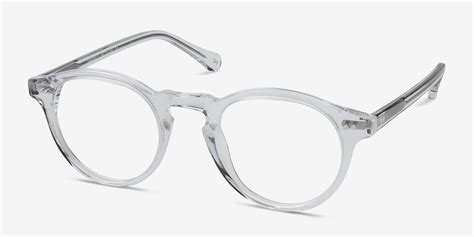 Theory Intellectual Clear Round Eyeglasses Eyebuydirect In 2021 Eyeglass Frames For Men
