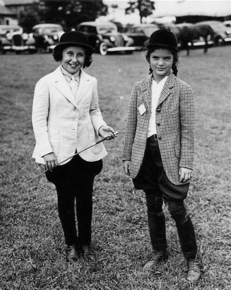 1937 Jacqueline Bouvier And Her Friend Jane Renwick St John Standing