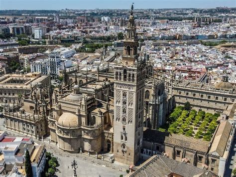 Aerial View Of The Cathedral In Seville Traveler´s Buddy