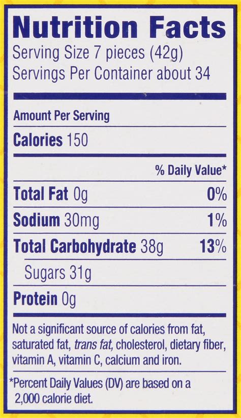 Keep reading to learn more! 30 Swedish Fish Nutrition Label - Labels Information List