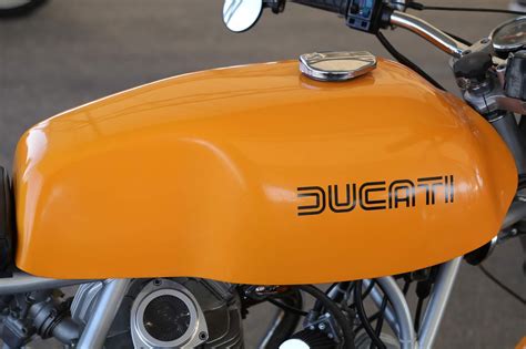 Oldmotodude Ducati 860 Cafe Racer On Display At The 2018 Motorcycle