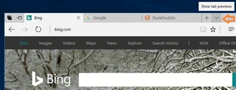 Microsoft Edge Gets A Tab Preview Pane On The Top Winhelponline