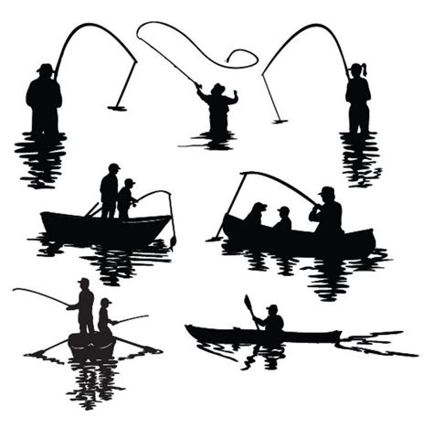 Download Kayak Fishing Svg Hunting in 2020 | Fish silhouette ...