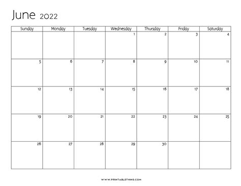 19 june 2022 calendar printable pdf us holidays blank