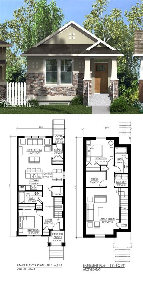 Craftsman Argyle 811 Robinson Plans Craftsman House Plans Small