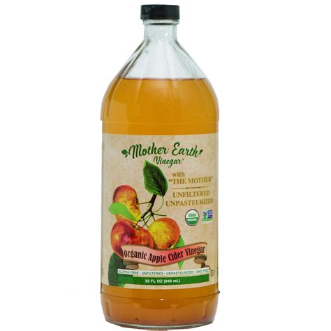 Mother Earth Organic Apple Cider Vinegar With The Mother