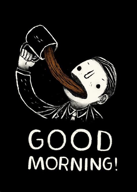 Good Morning Coffee Poster By Louis Roskosch Displate