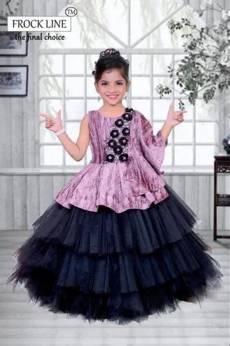 Party Wear Pink Tutu Flouncy Frocks For Kids Girls At Rs 850 In Ahmedabad