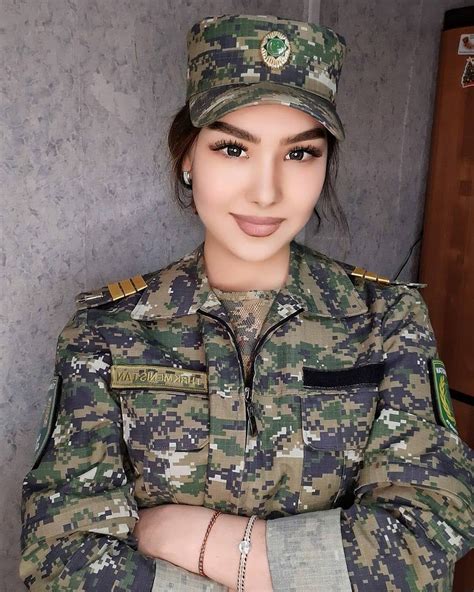 turkmen girl turkmenistan military women military police military jacket police uniforms