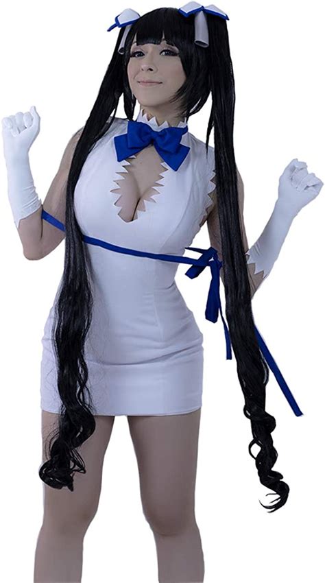 nuoqi anime girls hestia cosplay costume sexy sailor suit custom made clothing amazon ca