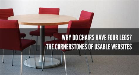 Why Do Chairs Have Four Legs? The Cornerstones of Usable Websites | Codrops