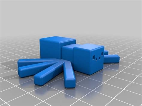 Minecraft Spider Free 3d Model 3d Printable Cgtrader
