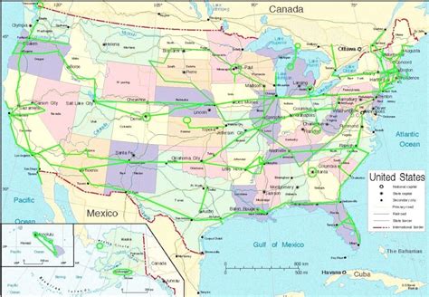 Printable Map Of Usa With Major Highways Printable Us Maps Usa Road