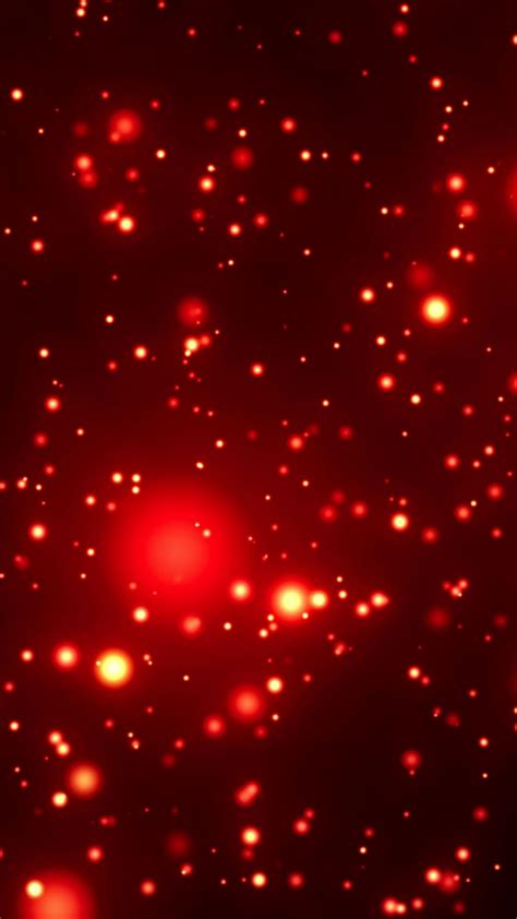 Red Particles Blur Bokeh Abstract Wallpaper Light 1182753 Hd