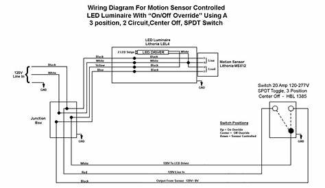 motion sensor light switch wiring
