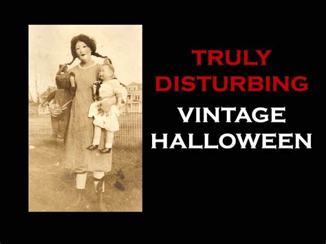 Truly Disturbing Vintage Halloween Costumes Youtube