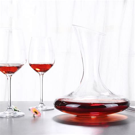 Elegant Crystal Glass Wine Decanter Red Wine Carafe Aerator Wine Pourer Ebay