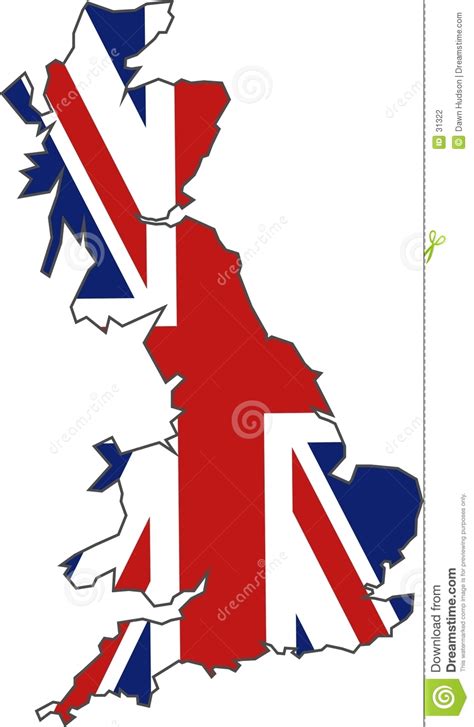 South east england is one of the most visited regions of the united kingdom, being situated around the english capital city london and located closest to the continent. British Flag Map stock vector. Illustration of designs ...