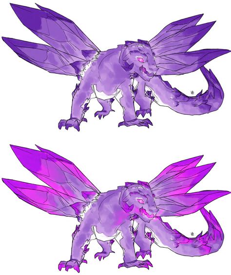 Commission Amethyst Dragon 14 09 By Electrisa On Deviantart
