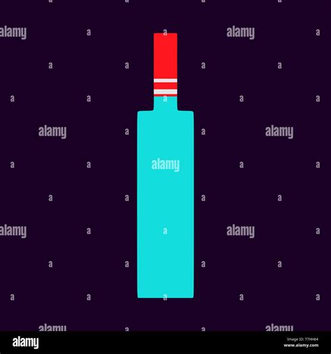 Vodka Bottle Clear Stock Vector Images Alamy