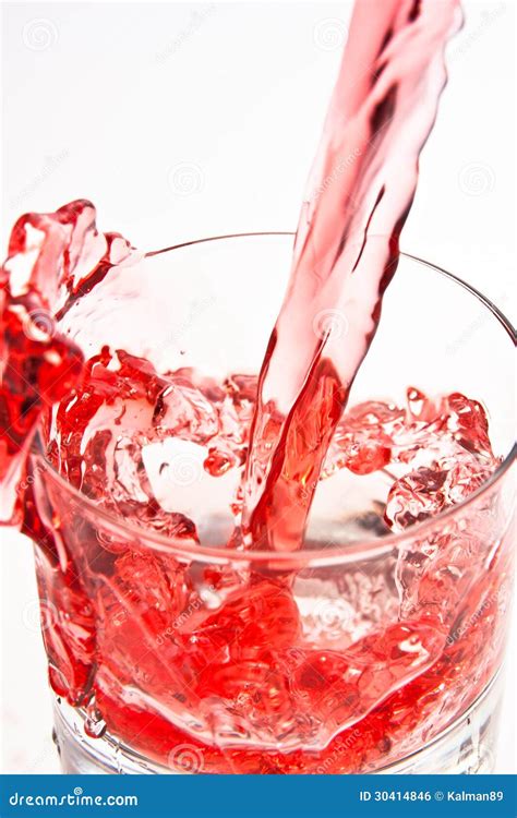 Red Drink Splash Stock Photo Image Of Elegant Festive 30414846