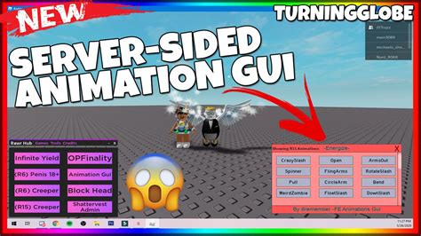 New Server Sided Animation Gui Script Roblox Turingglobes Scripts