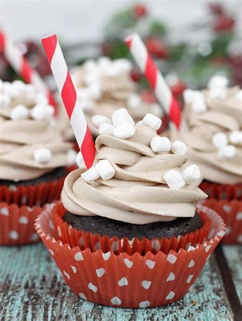 Hot Cocoa Cupcakes Desserts Christmas Cupcakes Recipes Christmas Food