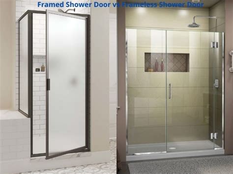 Framed Vs Frameless Shower Doors Comparisons