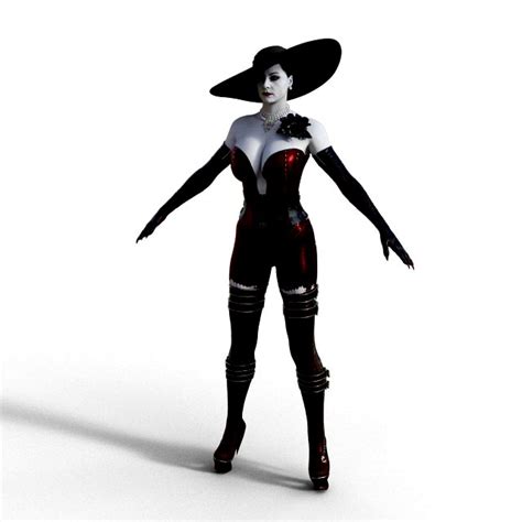 Lady Dimitrescu Resident Evil 8 Rig 3d Model