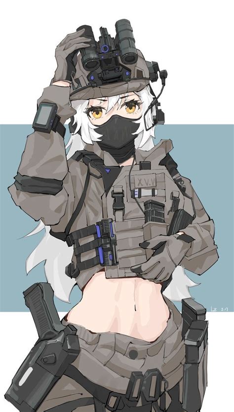 Pin On Military Anime Girls