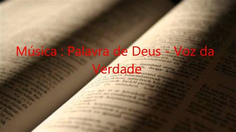 Voz Da Verdade Palavra De Deus