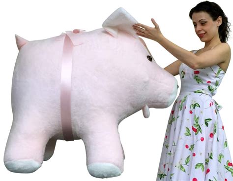 Animals Big Stuffed Pigs Big Plush Personalized Giant Teddy Bears