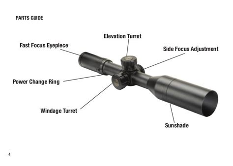 Instructions Bushnell Elite Tactical Riflescope Optics Trade