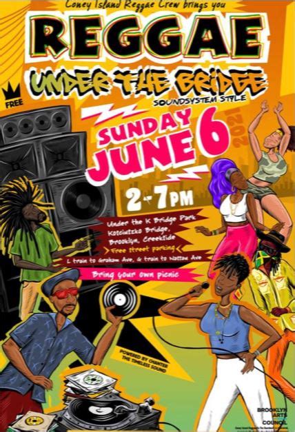 reggae under the bridge coney island brooklyn new york june 6 reggae festival guide