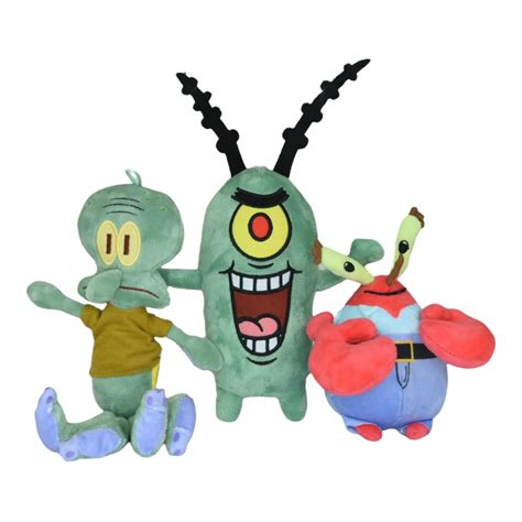 Buy Good Stuff Spongebob Characters 6 Inch Squidward Plankton Mr Krabs