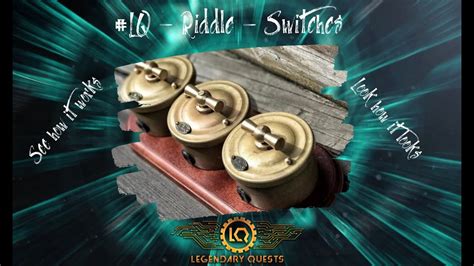 Lq Riddle Switches For Escape Room See How It Works Hotel Theme