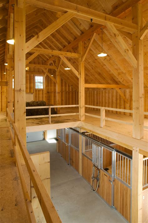 Horse Barn 2 Story Interior With Storage Loft Houses And Barns