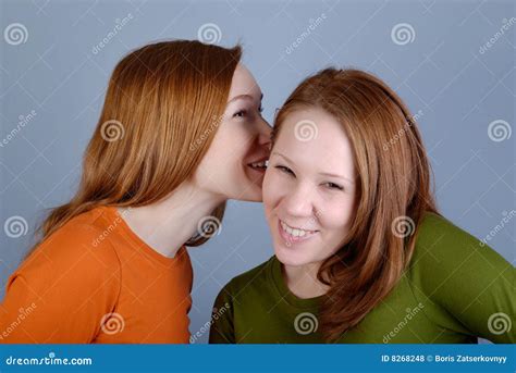 Portrait Of Two Young Woman Stock Photo Image Of Girlfriends Person
