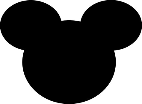 All images is transparent background and free download. Mickey Mouse head silhouette clip art - Imagui