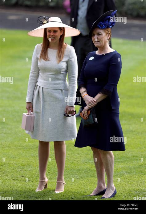 Sarah Ferguson Duchessa Di York E La Figlia Principessa Beatrice Di