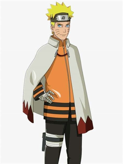 Uzumaki 7th Hokage Boruto Naruto Next Generations Orange Cotton Jacket