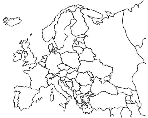 50 Europa Mapa Para Colorir Europa Mapa Para Colorir Imagens Images