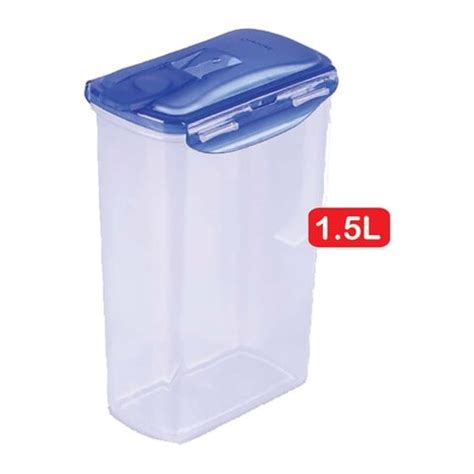 Buy Mintra Plastic Square Food Container 1 5 Liters Clear Online