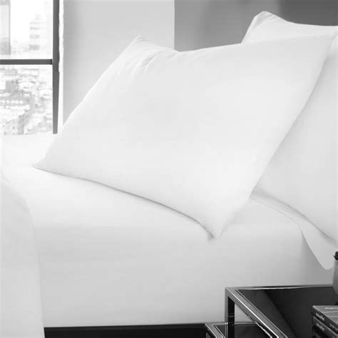 Deep Double Fitted Sheet White Brandalley