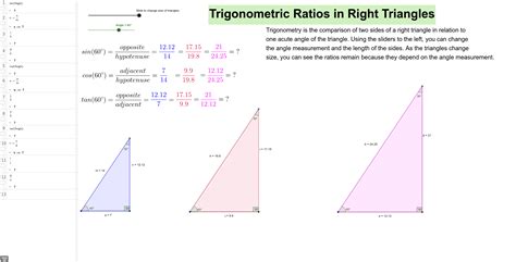 Ratio Of Areas Of Two Similar Triangles Activity