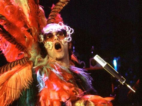 He takes baseball very seriously! Ten Things You Didn't Know About Elton's Stage Wear ...