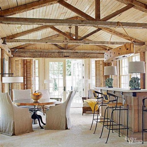 Trusses are suitable for building most types of sloped roofs, including gable roofs. 30 Stunning interior living spaces with exposed ceiling ...